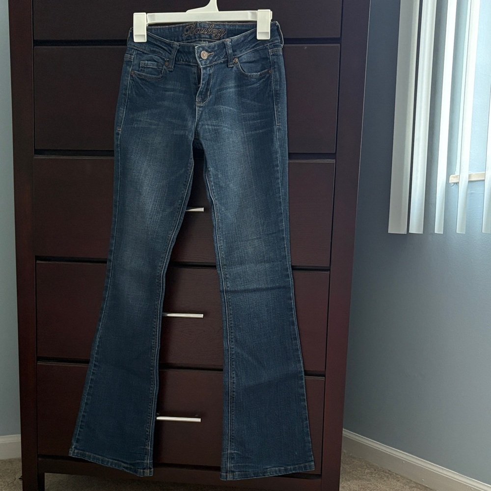 dELiA*s Dark Blue Flare Jeans